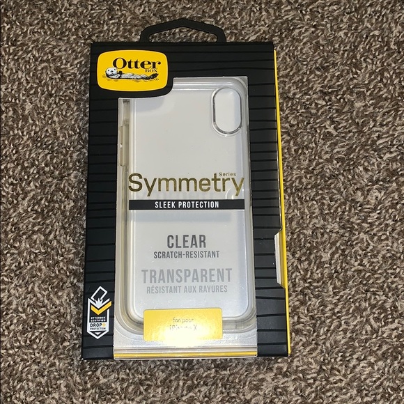 Clear otterbox iPhone X case - Picture 1 of 4